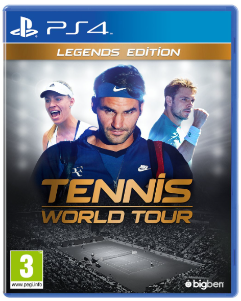 Non Signe Jeux Vidéo Tennis World Tour Legends Edition PlayStation 4 (PS4)